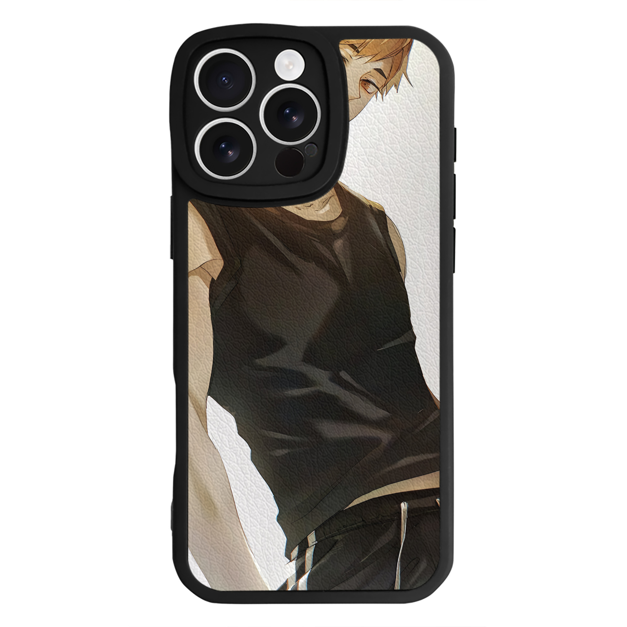 （画像用） ハイキュー!! Haikyu!! 【iPhone 16シリーズ対応】シリコンスマホケース（レザー調） 材質：シリコン